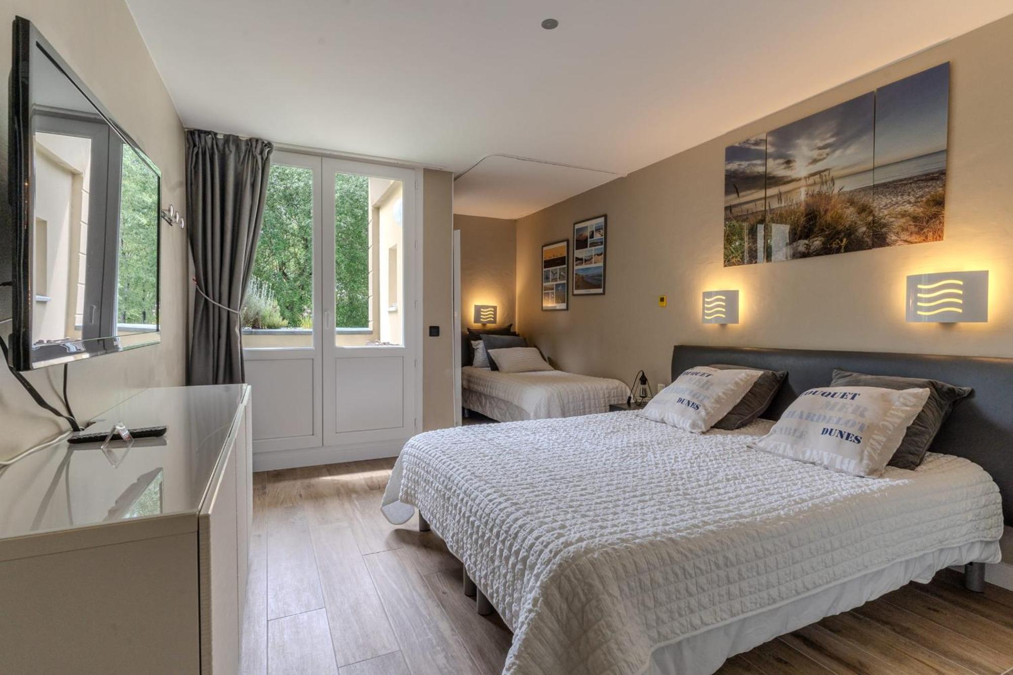 Very Nice Flat For 5 With Swimming Pool Tennis Court And Free Park Le Touquet Buitenkant foto